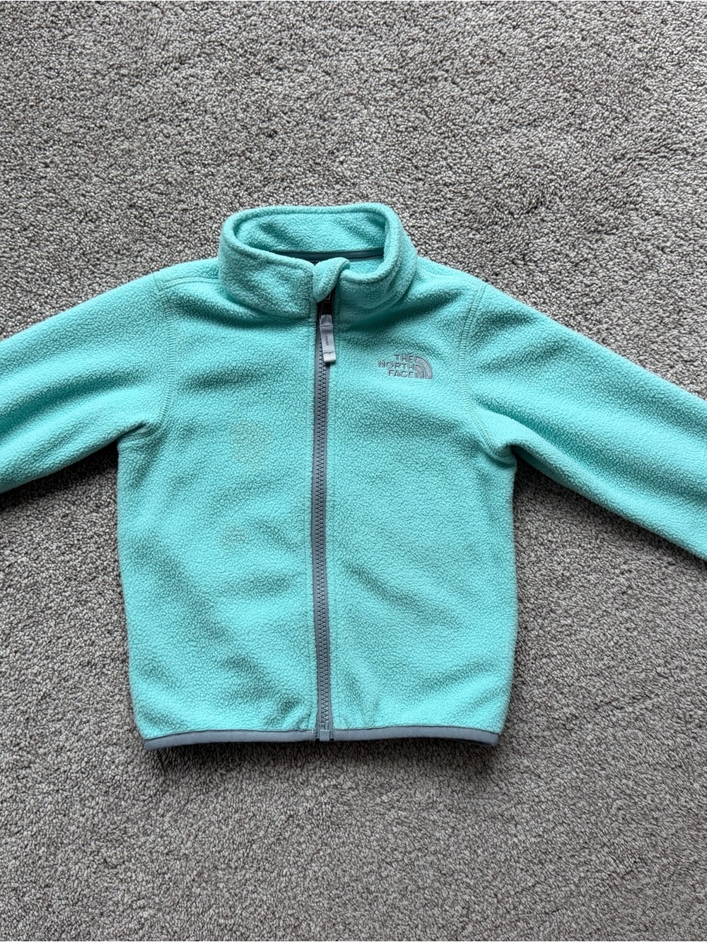 The North Face Kids Mint Green Fleece Jacket
